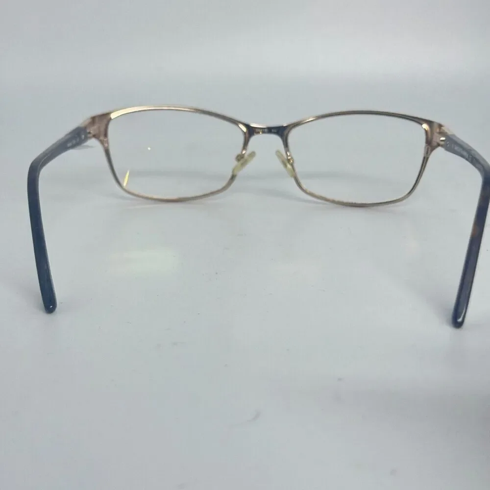 Saks Fifth Avenue Eyeglasses 301 0JDV Brown Gold frames‎ 54-16-135 H15737